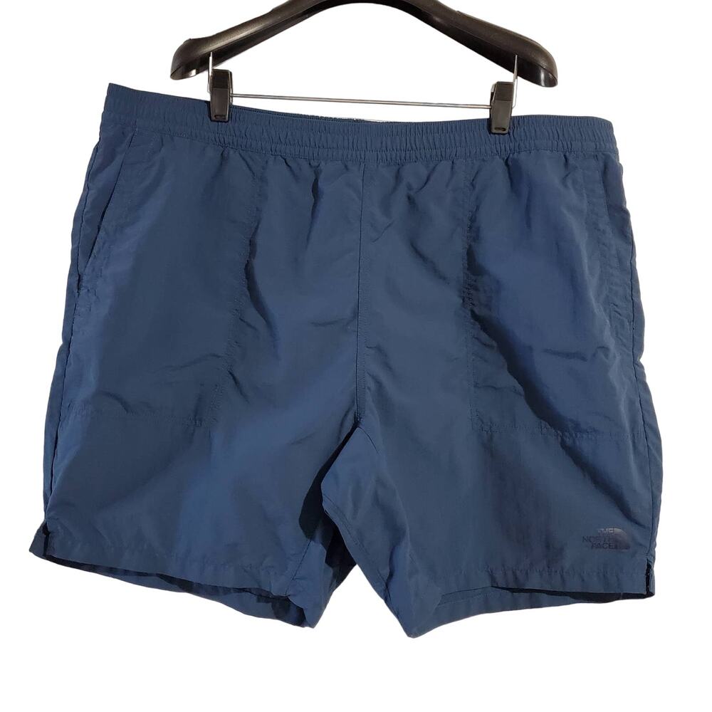 The North Face Mens Adventure Shorts Size XXL Blue Nylon Active Lightweight